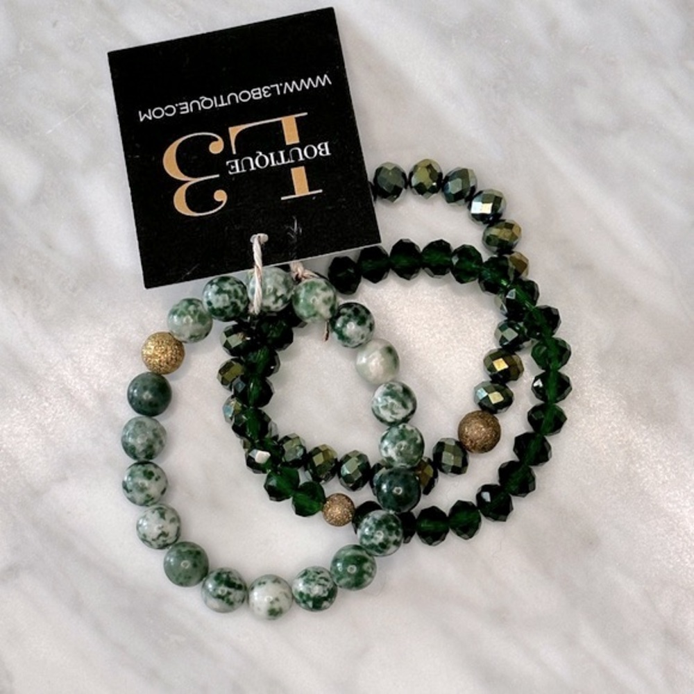 Beaded Bracelet Stack - Picture 2 of 3
